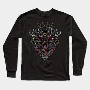 Black monster destroyer Long Sleeve T-Shirt